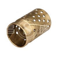 Wear-resistant bronze bushing bearing