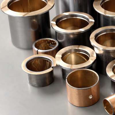 SJ JF bimetal bush CuPb10Sn10 bearing best quality bi metal steel bronze made bushing