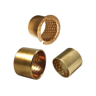 Oilite bronze bushing , CuSn6.5P CuSn8P full copper bushing , brass sheet bush