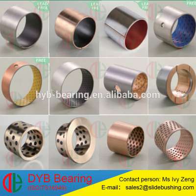 high-temperature resistant slide bushing / usable in water DX DU SJ JF steel backing bush / high-speed bushing