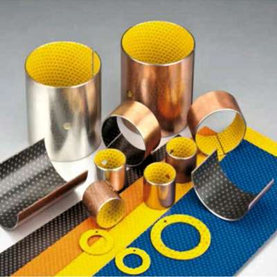 pom plain precision linear slide ptfe lined tube bearing bushing