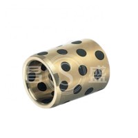 ZCuSn6Zn6Pb3 Graphite Sleeve Bearings Hydraulic Engineering Bush Self Lubricating Bushings