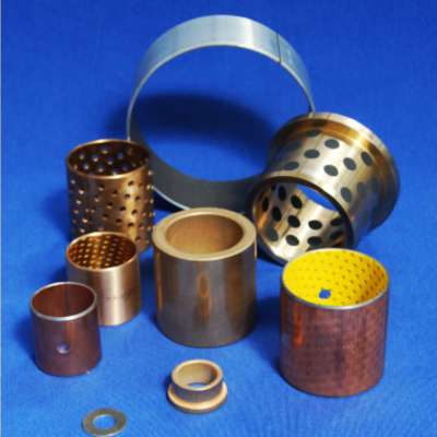 Steel + Bronze Powder + Pom Bushing And Bronze Slide Bearing