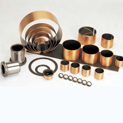 oil-free self-lubricating bushing DU compound copper sleeve plain bearing sleeve PTFE wear sleeve SF-1 16*14*12